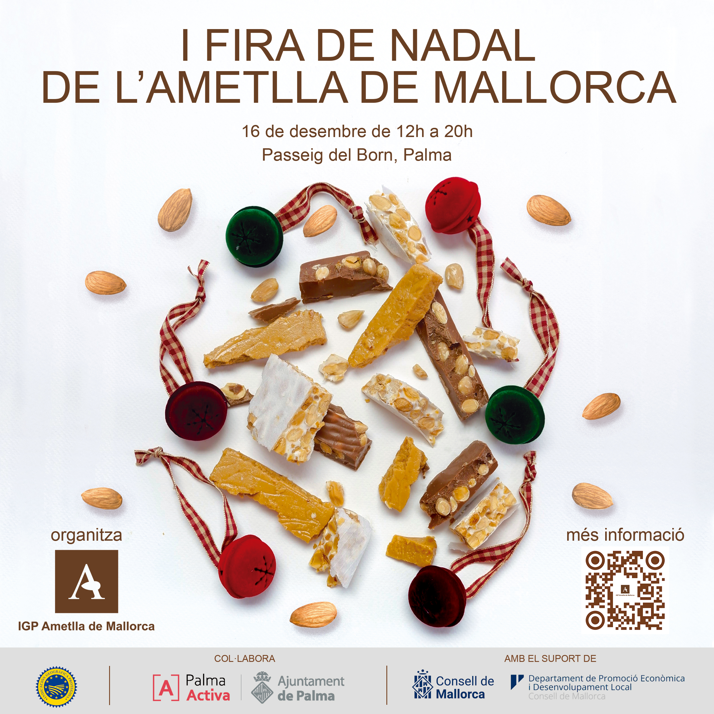 Cartell de la I edició de la Fira de Nadal de l'Ametlla de Mallorca